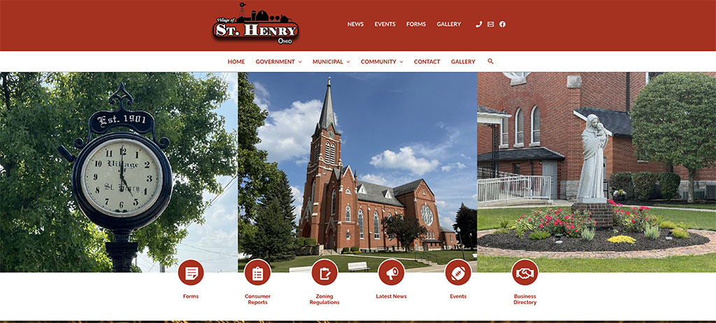 Village of St. Henry Website